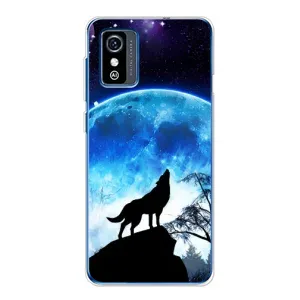 Чехол с Волком на ZTE Blade L9 (Воет на луну)