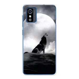 Чехол с Волком на ZTE Blade L9 (Волк и луна)