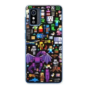 Чохол майнкрафт для ZTE Blade L9 (Усі персонажі)