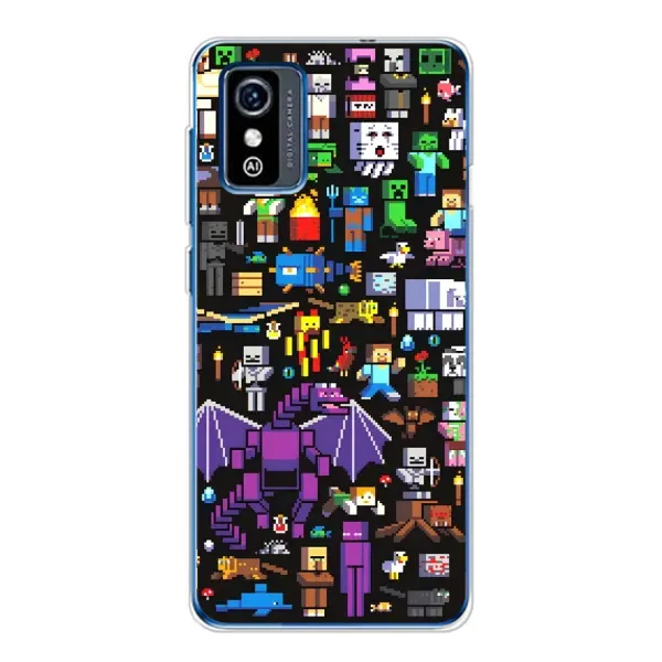 Чехол с рисунком «Все персонажи» для ZTE Blade L9