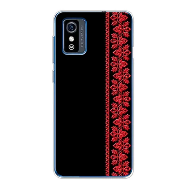 Чехол с рисунком «Вышиванка на черном» для ZTE Blade L9 Чехол с рисунком «Вышиванка на черном» для ZTE Blade L9