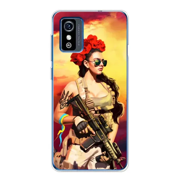 Чехол с рисунком «Женщина солдат» для ZTE Blade L9 Чехол с рисунком «Женщина солдат» для ZTE Blade L9