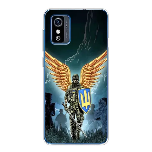 Чехол с рисунком «ЗСУ з крильями» для ZTE Blade L9