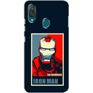 Чехол Супергерой Железный человек на ZTE Blade V10 Vita (Art Iron man)