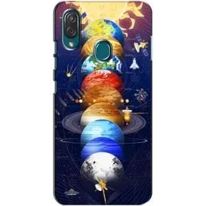 Чехол (ТПУ) с планетами на ZTE Blade V10 Vita (Арт планети)