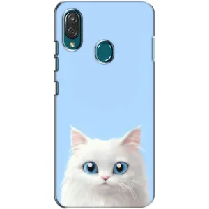 Чехол на тематику: Коты для ZTE Blade V10 Vita (Белый кот)