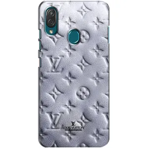 Текстурный Чехол Louis Vuitton для ЗТЕ Блейд В10 Вита (Белый ЛВ)