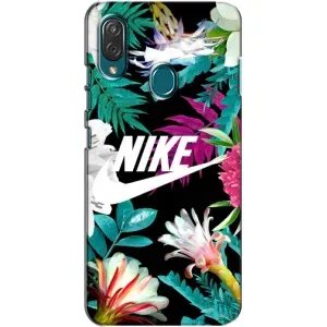 Силиконовый Чехол на ZTE Blade V10 Vita с картинкой Nike (Цветочный Nike)