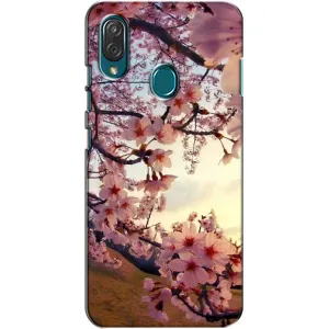 Чехол с принтом САКУРЫ на ZTE Blade V10 Vita (Цветущая сакура)