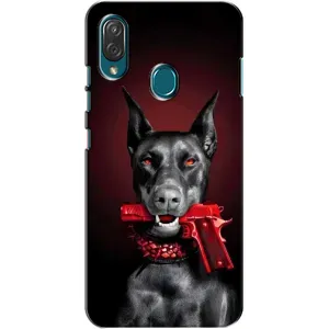 Чехол ДОБЕРМАН для ZTE Blade V10 Vita (Доберман злой)