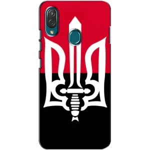 Чехлы УПА (Красно-Чёрный) на ZTE Blade V10 Vita (Герб Украины)