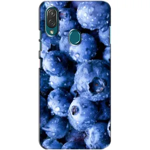 Чехол с изображением вкусной еды для ZTE Blade V10 Vita (Голубика)