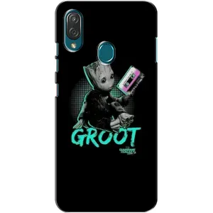 Чехол Супергерои Марвел на ЗТЕ Блейд В10 Вита (Groot)