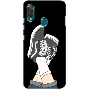 Чехол с Прикольным принтом на ZTE Blade V10 Vita (Кеды)