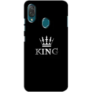 Чехол (Корона на чёрном фоне) для ЗТЕ Блейд В10 Вита (KING)
