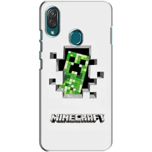 Чехлы для ZTE Blade V10 Vita (Персонажи Майн Крафт) (Крипер)