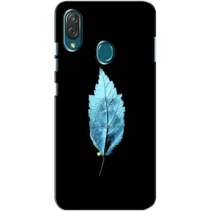 Чохол з картинками на чорному фоні для ZTE Blade V10 Vita (Листя)