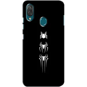 Чехол Супергерой Человека Паука на ZTE Blade V10 Vita (Лого паука)