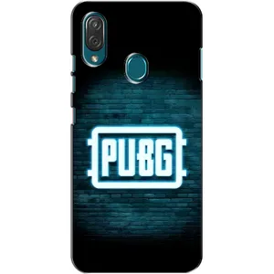 Чехол (TPU) с картинкой "Лого Пабг" на ЗТЕ Блейд В10 Вита (Лого PUBG)