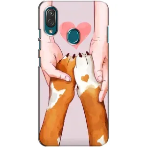 Чехол (ТПУ) Милые собачки для ZTE Blade V10 Vita (Любовь к собакам)