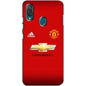 Силиконовые Чехлы принт Футбол на ZTE Blade V10 Vita (Man United)