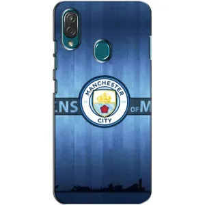 Силиконовые Чехлы принт Футбол на ZTE Blade V10 Vita (ManCity)