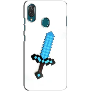 Чехлы для ZTE Blade V10 Vita (Персонажи Майн Крафт) (Меч)