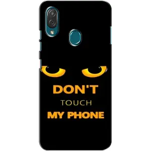 Чехол с Прикольным принтом на ZTE Blade V10 Vita (Не трогай мой телефон)