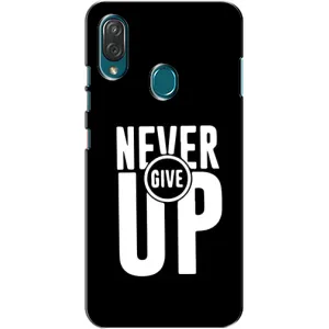 Силиконовый Чехол на ZTE Blade V10 Vita с картинкой Nike (Never Give UP)
