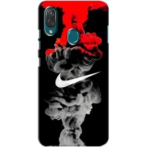 Силиконовый Чехол на ZTE Blade V10 Vita с картинкой Nike (Nike дым)