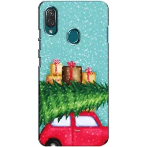 Чехол Новогодняя Елка на ZTE Blade V10 Vita (Новогодние подарки)