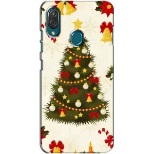 Чехол Новогодняя Елка на ZTE Blade V10 Vita (Новогодний принт)