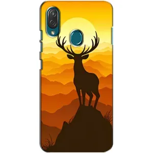 Чехлы с изображением разных животных для ZTE Blade V10 Vita (Силуэт Оленя)