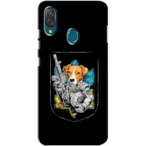 Чехол с принтом для ZTE Blade V10 Vita (Патрон Воин)