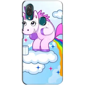 Чехол Unicorn на ZTE Blade V10 Vita (Радуга единорожка)