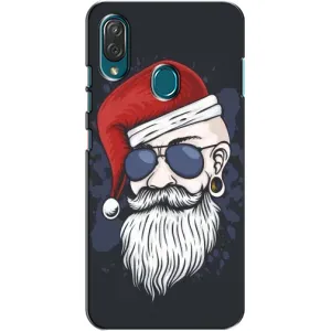 Чехол Санта Клаус для ZTE Blade V10 Vita (Рождественский МЕН)