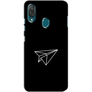 Чохол з картинками на чорному фоні для ZTE Blade V10 Vita (Літак)
