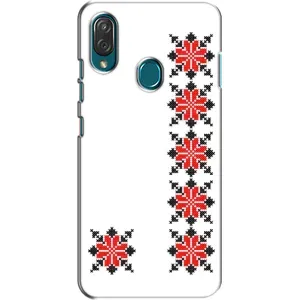Силиконовый Чехол на ZTE Blade V10 Vita с картинкой Вышиванки (Силуэт вышиванки)
