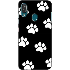 Бампер для ZTE Blade V10 Vita с картинкой "Песики" (Следы собак)