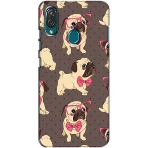 Чехол (ТПУ) Милые собачки для ZTE Blade V10 Vita (Собачки Мопсики)