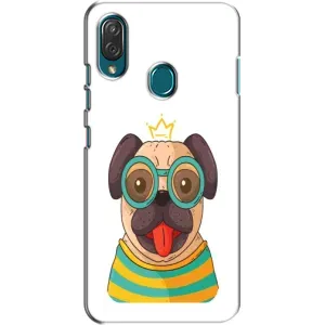Бампер для ZTE Blade V10 Vita с картинкой "Песики" (Собака Король)