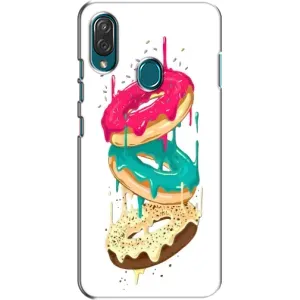 Чехол с изображением вкусной еды для ZTE Blade V10 Vita (Сочные пончики)