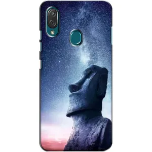 Силиконовые Чехлы (смешные стикеры) для ZTE Blade V10 Vita (Статуя)