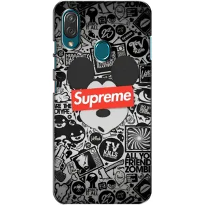 Чехол с Брендами одежды на ЗТЕ Блейд В10 Вита (Supreme Маус)
