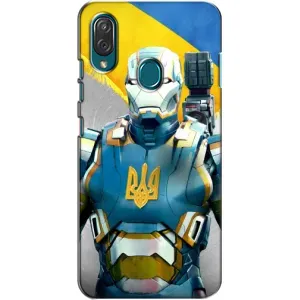 Силиконовый Чехол на ZTE Blade V10 Vita (Я-Украина) (Украинский робокоп)