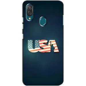 Чехол Флаг USA для ZTE Blade V10 Vita (USA)