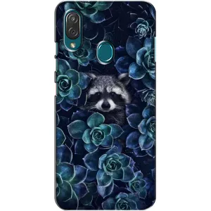 Силиконовый Чехол с Енотами на ZTE Blade V10 Vita (В цветах)