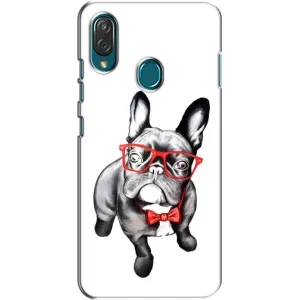 Бампер для ZTE Blade V10 Vita с картинкой "Песики" (В очках)