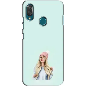 Силиконовый Чехол на ZTE Blade V10 Vita с картинкой Стильных Девушек (В шапке)