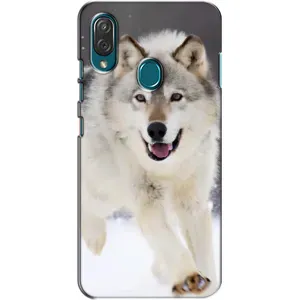 Чехол с Волком на ZTE Blade V10 Vita (Волк на снегу)